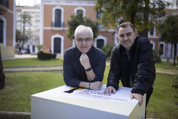 El productor Xabier Berzosa y el actor Vicente Vergara (izquierda).