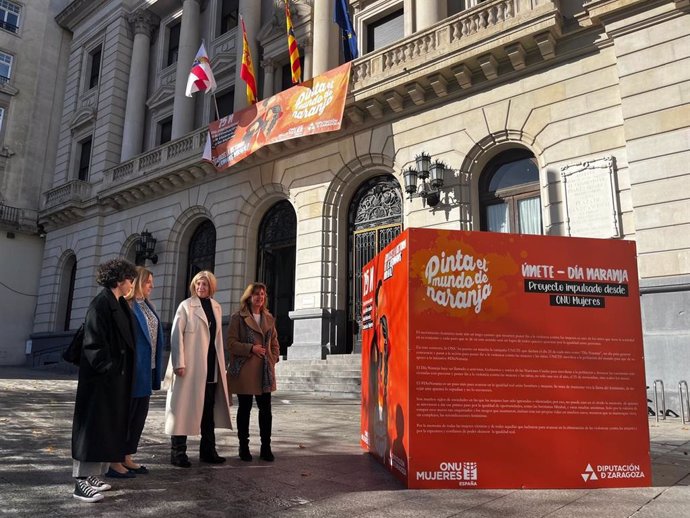 La Diputación Provincial de Zaragoza (DPZ) conmemorará el 25-N recordando la historia de las hermanas Mirabal u sumándose al Día Naranja de la ONU.