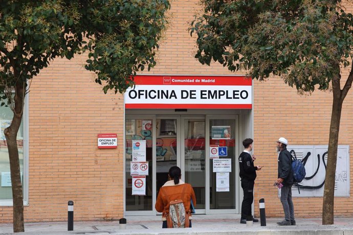 Exterior de una oficina del SEPE. 