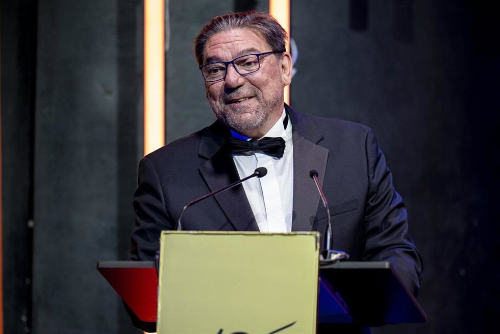 Archivo - El presidente de la SGAE, Antonio Onetti, durante la gala de entrega de las Medallas del 125 aniversario de la Sociedad General de Autores y Editores (SGAE), en Florida Park, a 17 de junio de 2024, en Madrid (España). La Junta Directiva de la 