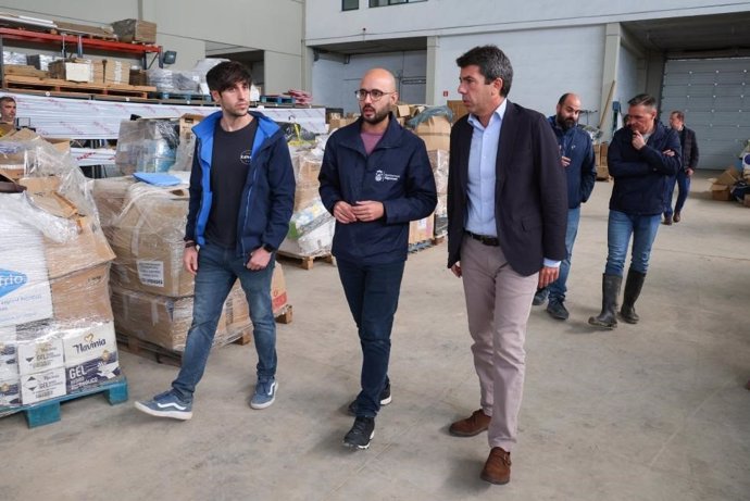 Carlos Mazón visita el parque industrial Cotes de Algemesí