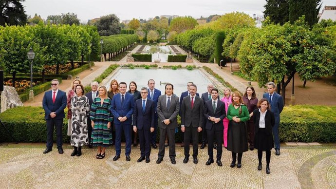 Representantes del Ministerio de Justicia y de las Comunidades Autónomas con competencias en esta materia que han participado en la Conferencia Sectorial de justicia.