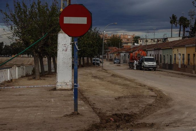 La localidad de Algemesí tras el paso de la dana a 21 de noviembre de 2024.