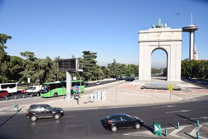 Archivo - Arco de la victoria de Moncloa