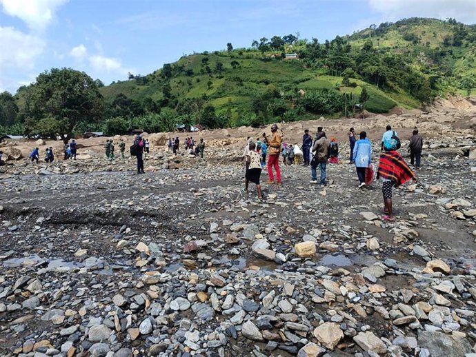 Archivo - Imagen de archivo de inundaciones en Kivu Sur (República Democrática del Congo) 