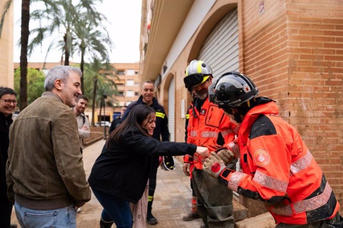 Collboni en la visita a Catarroja