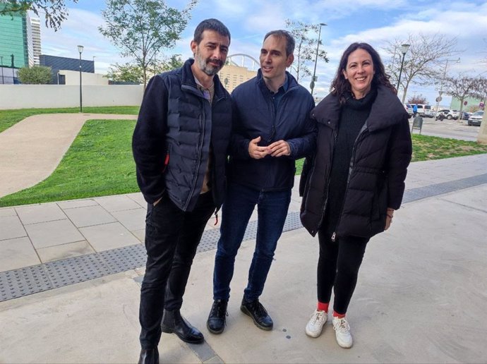 El coordinador general de IU Andalucía y diputado en el Congreso, Toni Valero, en las jornadas sobre modelo agroalimentario convocadas por el colectivo 'Malas Yerbas'.