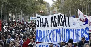 La manifestación por la vivienda en Barcelona reúne a 22.000 personas para la Urbana y 170.000 según la organización