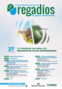 Cartel del Congreso que acoge Valladolid este próximo 27 de noviembre