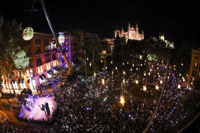 Palma enciende las luces de Navidad