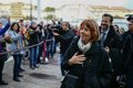 Feministas aluden al caso Pelicot y piden en lemas para marchas de este lunes "que la vergüenza cambie de bando"