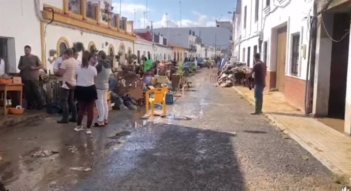 El municipio onubense de Cartaya tras el paso de la DANA.