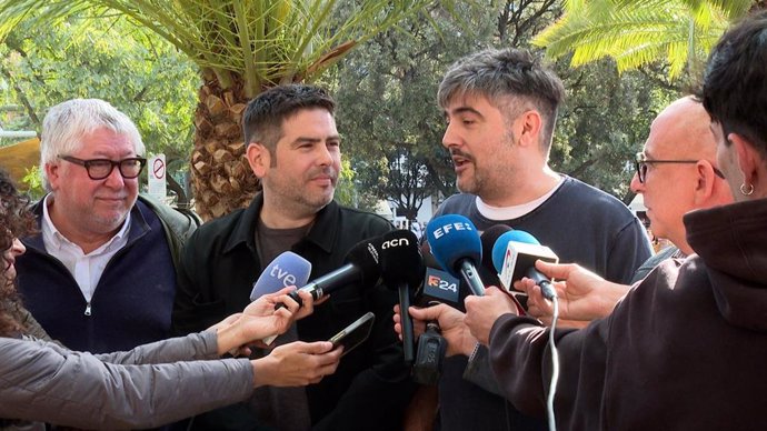 Los hermanos José y David Muñoz Calvo, el dueto Estopa, en declaraciones a los medios este domingo