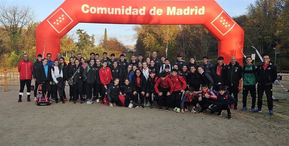 Participantes en el XLII Cross Internacional de Alcobendas