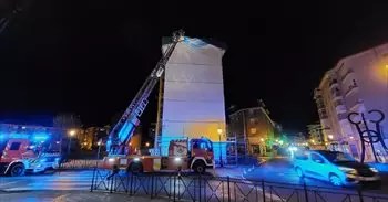 El temporal de viento deja 83 incidencias y una mujer herida leve en Santander