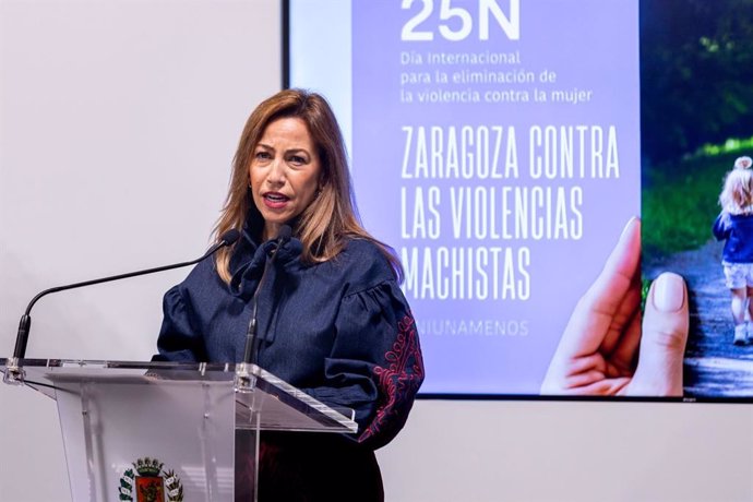 El alcalde de Zaragoza, Natalia Chueca.