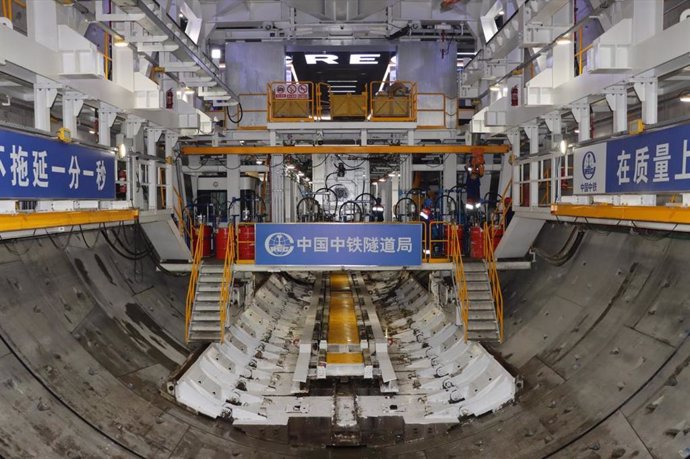 Foto: Sitio de Túnel con Escudo Río Yangtsé Chongtai