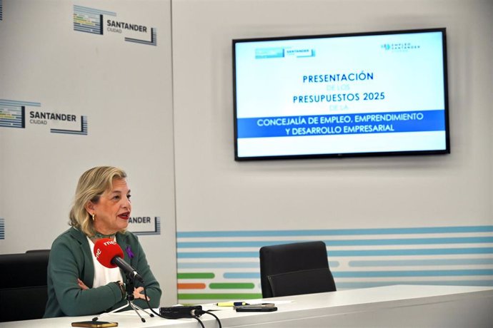 La concejala de Empleo, Emprendimiento y Desarrollo Empresarial de Santander, Cabela Gómez-Barreda