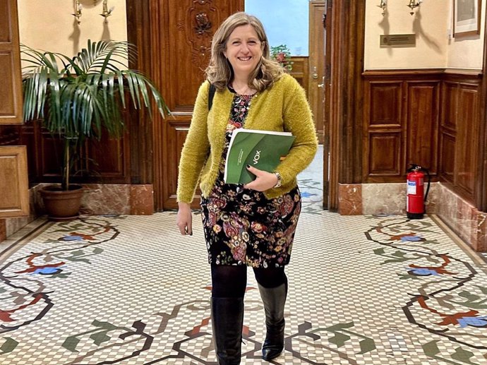 Beatriz Sánchez Agustino, portavoz de Vox en el Ayuntamiento de Granada.