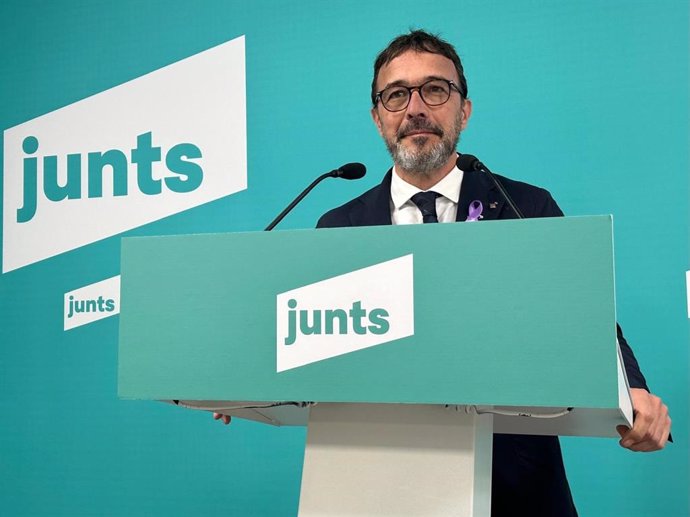 El portavoz de Junts, Josep Rius