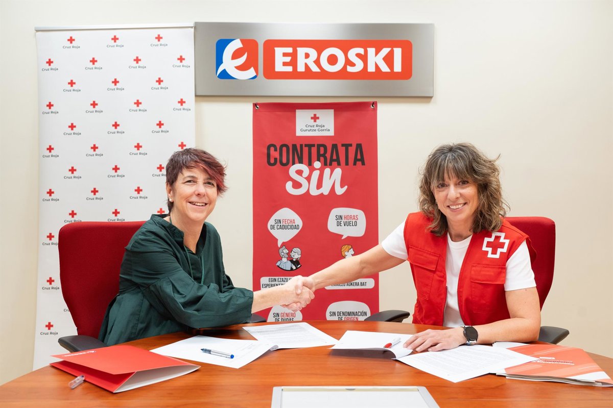 Eroski y Cruz Roja firman un convenio para promover la inserción ...