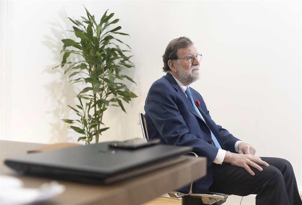 Archivo - El expresidente del Gobierno Mariano Rajoy durante una entrevista para Europa Press, a 31 de mayo de 2024, en Madrid (España). Mariano Rajoy fue presidente del Gobierno entre 2011 y 2018.