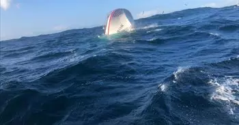 Rescatan a los cuatro tripulantes de un pesquero hundido en Cedeira (A Coruña) tras sufrir una vía de agua