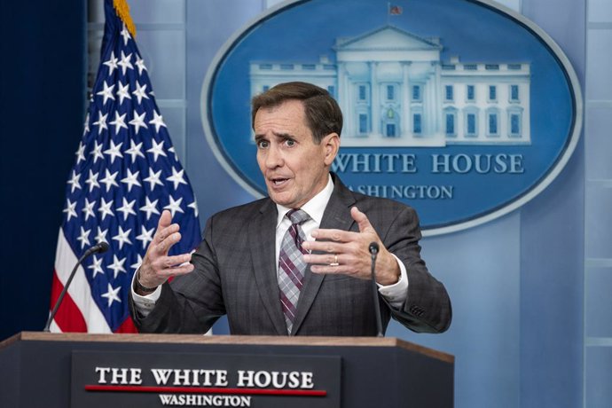 Archivo - October 23, 2024, Washington, District Of Columbia, USA: National Security Communications Advisor John Kirby speaks during the Daily Press Briefing in the James S Brady Press Briefing Room of the White House in Washington, DC on October 23, 2024