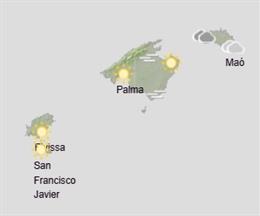 El tiempo hoy, martes 26 de noviembre, en Baleares.