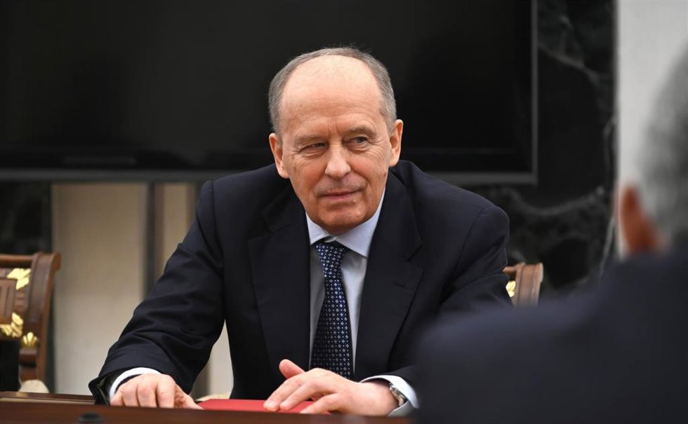 Archivo - El director del Servicio Federal de Seguridad (FSB) de Rusia, Alexander Bortnikov, durante una reunión (archivo)