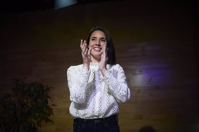 La exministra de igualdad y eurodiputada de Podemos, Irene Montero.