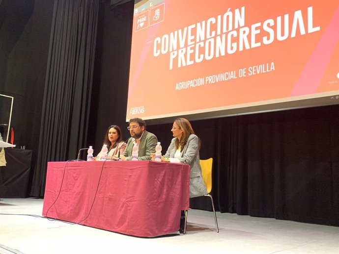 Convención precongresual del PSOE de Sevilla. (Foto de archivo).