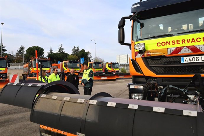 Plan Nevadas para las carreteras estatales: 230 quitanieves, 22.000 toneladas de sal y 2 millones de litros de salmuera