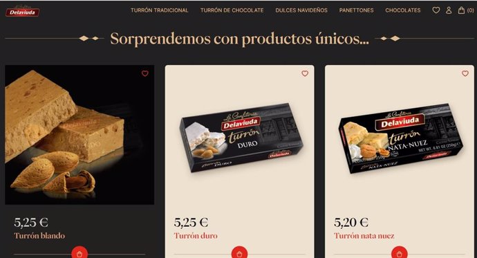 Nueva tienda 'online' de Delaviuda