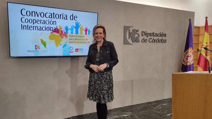 La delegada de Cooperación al Desarrollo de la Diputación de Córdoba, Auxiliadora Moreno.