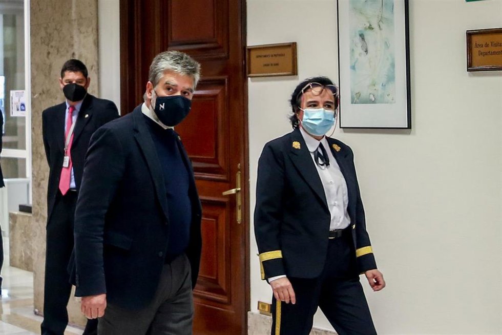 Archivo - El ex director general de la Policía Ignacio Cosidó Gutiérrez a su llegada a la comisión de investigación de la operación Kitchen del Congreso de los Diputados, a 18 de noviembre de 2021, en Madrid (España). 