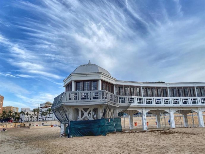 Imagen del antiguo Balneario de Nuestra Señora de la Palma y del Real en Cádiz.