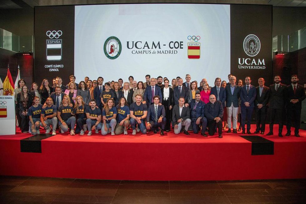 Presentación del nuevo Campus Universitario de Madrid en el Comité Olímpico Español