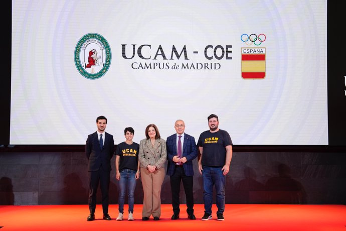 Presentación en la sede del COE del nuevo campus universitario UCAM-COE que estará ubicado en Torrejón de Ardoz