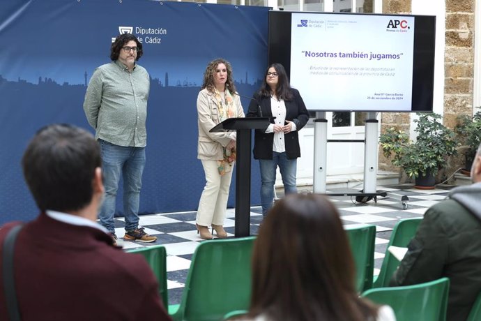 La diputada de Igualdad y Diversidad, Susana Sánchez Toro, en la presentación del proyecto 'Nosotras también jugamos'. 