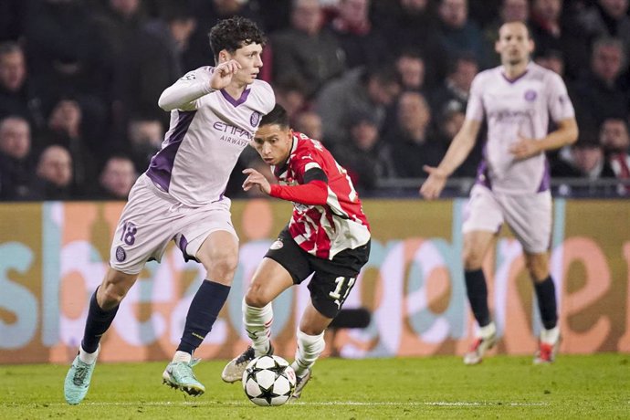 Ladislav Krejci of Girona during the UEFA Champions League, League Phase, football match between PSV Eindhoven and Girona FC on November 5, 2024 at Philips Stadion in Eindhoven, Netherlands - Photo Joris Verwijst / Orange Pictures / DPPI