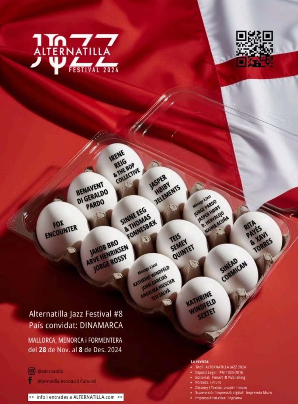 Cartel de la 8 edición del Festival Alternatilla Jazz.