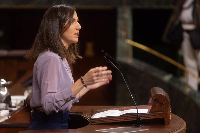 La secretaria de Podemos, Ione Belarra, a 21 de noviembre de 2024, en Madrid (España). 