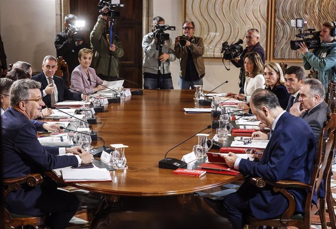 Vista general del Pleno del Consell de Valencia, en el Palau de la Generalitat, a 26 de noviembre de 2024, en Valencia, Comunidad Valenciana (España).