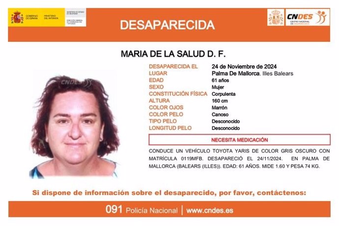 Cartel de la desaparición.