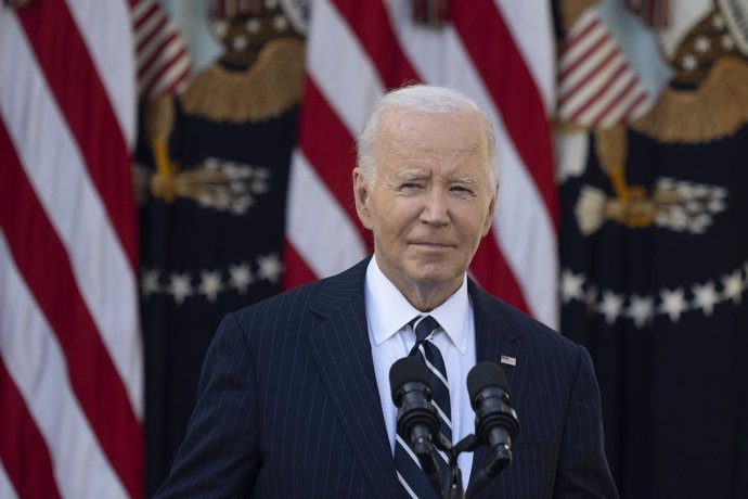 November 7, 2024, Washington, District Of Columbia, USA: United States President Joe Biden makes a statement on the 2024 election at the White House in Washington, DC, November 7, 2024. In his remarks the President noted "We accept the choice the country 