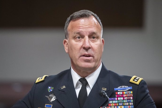 Archivo - March 16, 2023, Washington, District of Columbia, USA: General Michael Kurilla, USA Commander, United States Central Command, appears before a Senate Committee on Armed Services hearing to examine the posture of United States Central Command and