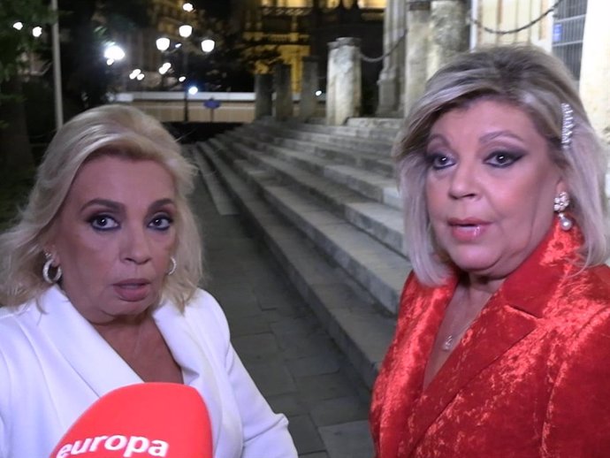 Terelu y Carmen Borrego en la cena previa a las Medallas de las Bellas Artes 2023 que recibirá María Teresa Campos a título póstumo