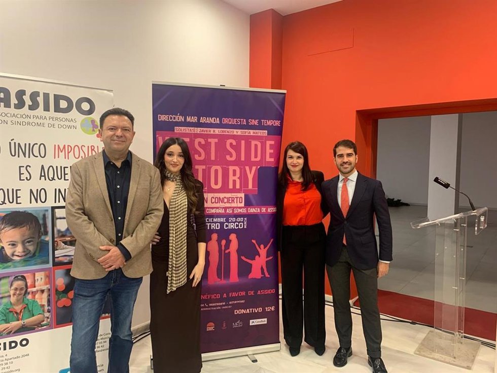 Imagen de la presentación del concierto benéfico 'West Side Story' a favor de ASSIDO