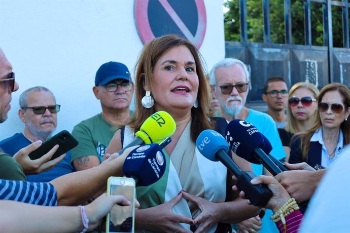 Archivo - La portavoz del PP en el Ayuntamiento de Las Palmas de Gran Canaria, Jimena Delgado